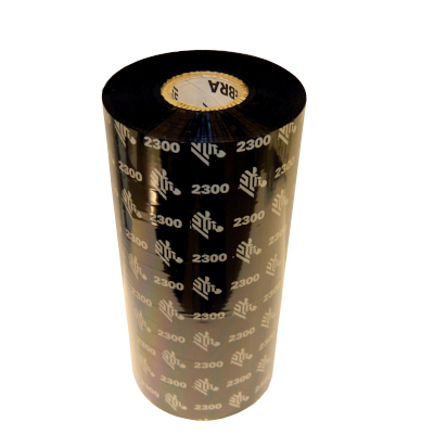 Värinauha Zebra Wax 2300 | 83 mm x 450 m | 25 mm hylsy (02300BK08330)