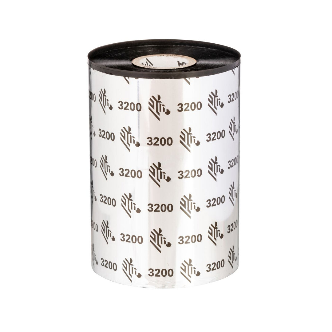 Värinauha Zebra Wax/Resin 3200 | 89 mm x 450 m | 25 mm hylsy (03200BK08945)