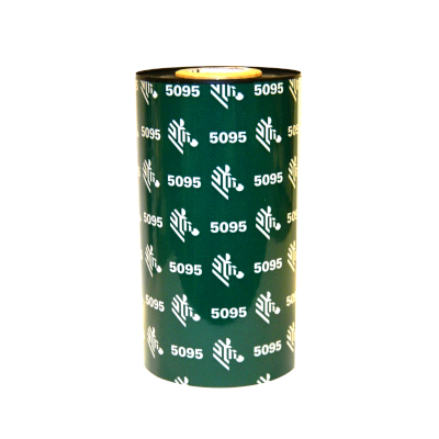 Värinauha Zebra Resin 5095 | 110 mm x 450 m | P4T/RP4T (05095BK110D)