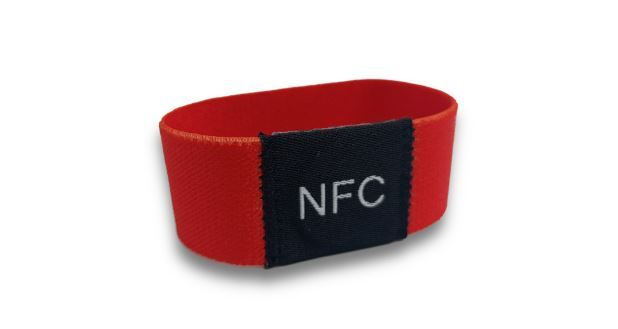 Elastinen NFC ranneke NTAG213