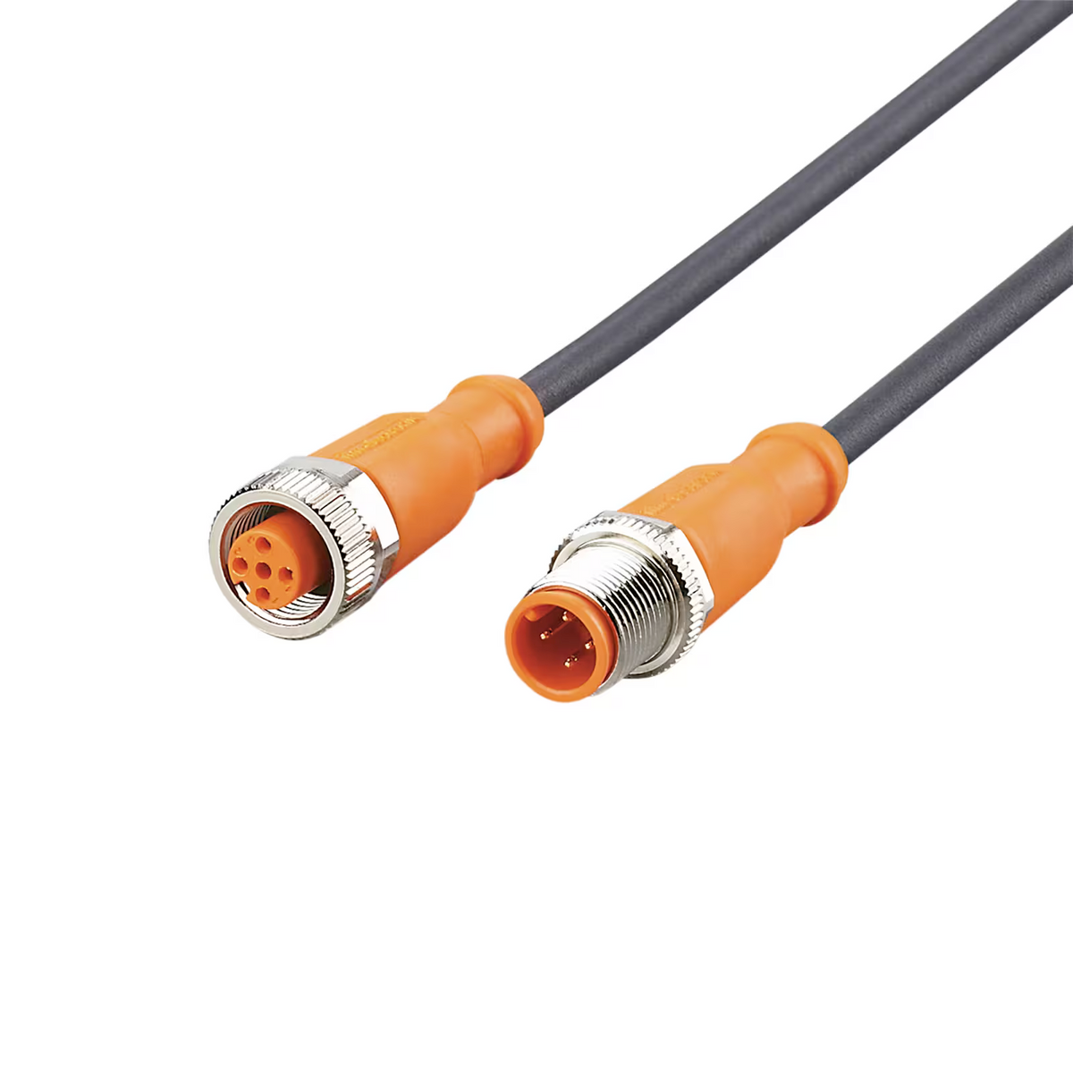5 m PUR-kaapeli, M12-uros - M12-naaras (EVC014)