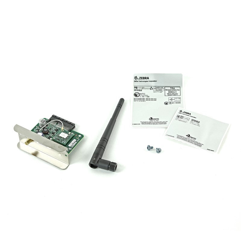 Langaton verkkokortti Zebran tarratulostimiin, Wi-Fi + Bluetooth (P1083320-037C)
