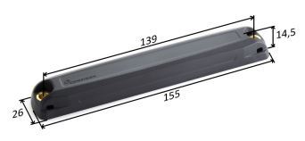 UHF-tunniste Confidex Survivor 155 x 26 mm