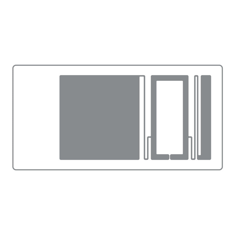 UHF-TUNNISTE Beontag RFID Stripe Paper Tag U8 (500010)