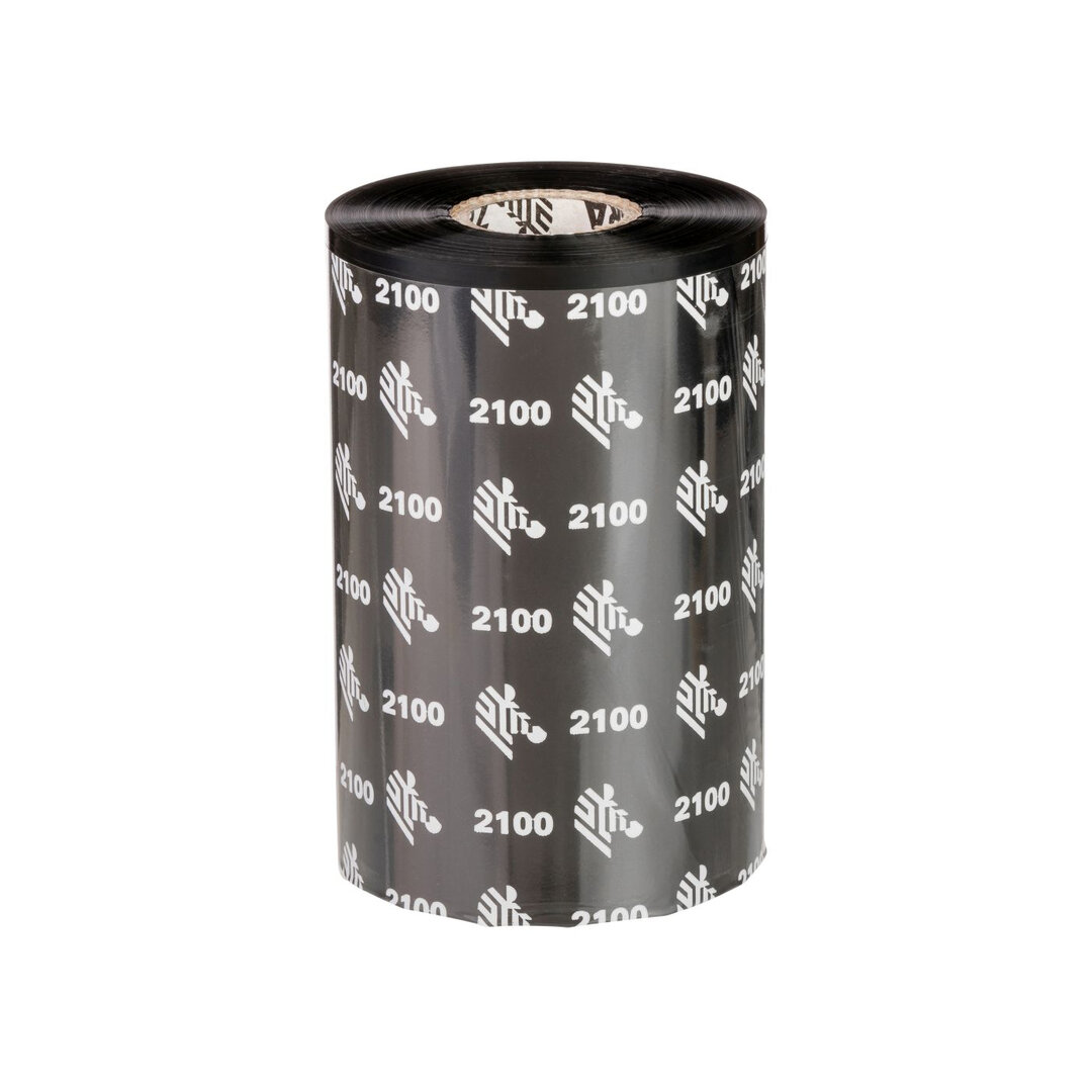 Värinauha Zebra Wax 2100 | 106 mm x 450 m | 25 mm hylsy (02100BK10645)