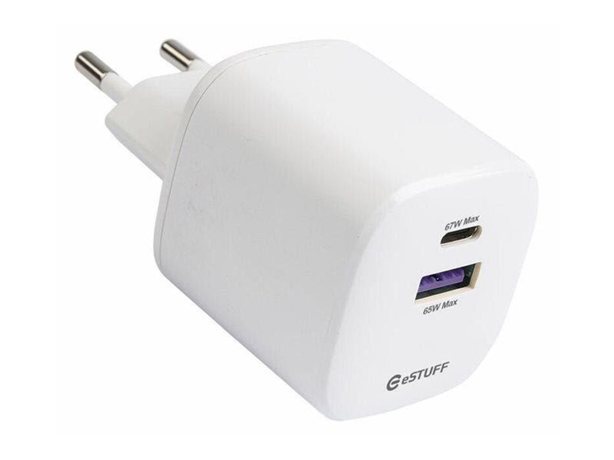 eSTUFF INFINITE USB-C + USB-A laturi (ES637065)