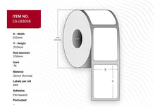 Tarra Capture Label 102 x 210 mm (CA-LB3038)